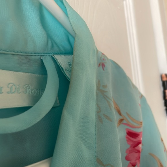Vintage floral spring summer kimono robe lingerie - Picture 7 of 8